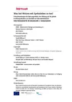 Vorschau - Unterrichtsreihen - Was hat Weizen mit Spekulation zu tun? - Seite 1