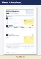 Vorschau - Arbeitsblätter - Gleichungen mit Brüchen Klasse 8 – Differenziertes Arbeitsblatt mit Lösungen | Fit in 10 Mathe - Seite 2
