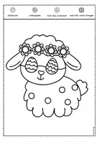 Voorbeeld - Tekenen en knutsel sjablonen - Raamdecoratie Pasen Flowerpower - Pagina 2