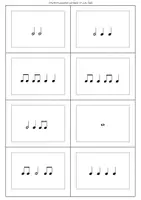 Vorschau - Stationenlernen - Rhythmuskarten im 4/4-Takt | 36 Karten in 2 Schwierigkeitsstufen | Musik 1./2. Klasse - Seite 3