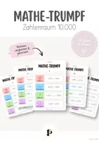 Vorschau - Spiele - Mathe-Trumpf | Zahlenraum 10.000 - Deckblatt