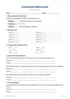 Vorschau - Arbeitsblätter - Arbeitsblatt Dividieren für 3/4 Klasse - Deckblatt