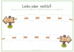 Vorschau - Arbeitsblätter - KLETT "links - rechts" - Seite 1