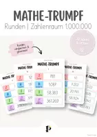 Vorschau - Spiele - Mathe-Trumpf | Runden im Zahlenraum 1.000.000 - Deckblatt