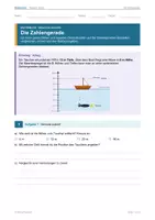 Vorschau - Arbeitsblätter - NEGATIVE ZAHLEN / ZAHLENGERADEN – differenziert mit Lösungen - Seite 1