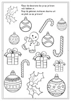 Voorbeeld - Tekenen en knutsel sjablonen - Kerstkrans ontwerpen: knutselsjabloon voor Kerstmis - Pagina 2