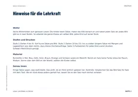 Vorschau - Unterrichtsreihen - Winter Lesen Klasse 1–2 | Lesepaket mit 5 Materialien | Leseband, Blitzlesen, Schüttelsätze, Lesespiel - Seite 2
