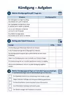 Vorschau - Arbeitsblätter - Kündigung, Arbeitsvertrag - Wirtschafts- und Sozialkunde Berufsschule, Aufgaben - Seite 2