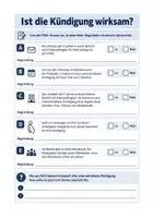 Vorschau - Arbeitsblätter - Kündigung, Arbeitsvertrag - Wirtschafts- und Sozialkunde Berufsschule, Aufgaben - Seite 3