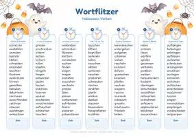 Vorschau - Arbeitsblätter - Halloween Wortflitzer 560 Wörter zum Blitzlesen und Wortschatztraining - Seite 2