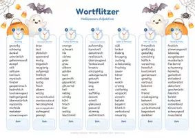 Vorschau - Arbeitsblätter - Halloween Wortflitzer 560 Wörter zum Blitzlesen und Wortschatztraining - Seite 3