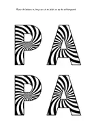 Voorbeeld - Tekenen en knutsel sjablonen - Moederdag Op Art Kunstproject Vaderdag Knutselproject - Pagina 1