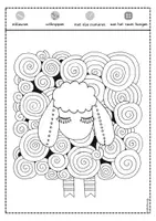 Voorbeeld - Tekenen en knutsel sjablonen - Zomer raamdecoratie schaapjes - Pagina 2