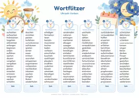 Vorschau - Arbeitsblätter - Uhrzeit Wortflitzer 560 Wörter zum Blitzlesen und Wortschatztraining - Seite 2