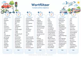 Vorschau - Arbeitsblätter - Verkehrsmittel Wortflitzer 560 Wörter zum Blitzlesen und Wortschatztraining - Seite 3