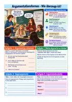 Vorschau - Arbeitsblätter - Deutsch Klasse 6–9 – Schreiben und Texte untersuchen: Textsorten, Stilmittel, These und Beleg – 6 Materialien - Seite 2