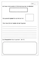 Vorschau - Arbeitsblätter - Wortartenbüchlein - Seite 1