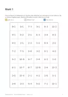 Vorschau - Arbeitsblätter - Winter Mathe Paket | Zahlenraum 20, 100 und 1000 | Minihefte, Lerntheke und Rechenmalblätter | Klasse 1-4 | 5 Materialien mit Lösungen | Winteraterialpaket - Seite 3