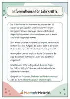 Vorschau - Fördermaterial/Inklusion - Partnerkarten: Europa und Hauptstädte - Seite 1