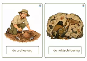 Voorbeeld - Woordenschatkaarten: de prehistorie - eerste leerjaar - Pagina 2