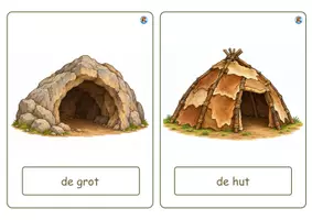 Voorbeeld - Woordenschatkaarten: de prehistorie - eerste leerjaar - Pagina 3