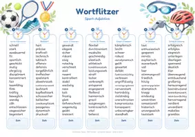Vorschau - Arbeitsblätter - Sport Wortflitzer 560 Wörter zum Blitzlesen und Wortschatztraining - Seite 3
