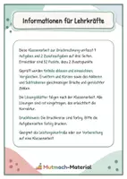 Vorschau - Test - Klassenarbeit Brüche - Seite 1