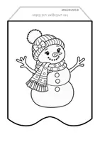 Vorschau - Mal- und Bastelvorlagen - Girlande - Bastelvorlage für den Winter - Seite 2