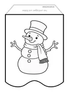 Vorschau - Mal- und Bastelvorlagen - Girlande - Bastelvorlage für den Winter - Seite 3