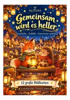 Vorschau - Spiele - Gemeinsam wird es heller – Teilen & Gefühle | Geschichte und Bildkarten für die Kita - Deckblatt