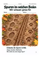 Vorschau - Spiele - Spuren entdecken – Arbeitsheft Vorschule - Deckblatt