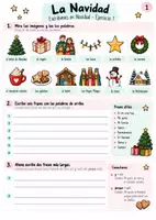 Vorschau - Arbeitsblätter - Spanisch Weihnachten Navidad 🎄 | 16 kreative Schreibaufgaben & Arbeitsblätter – Schreibkompetenz fördern | Klasse 7–9 - Seite 3
