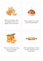 Vorschau - Aufgabenkarten - Gesprächskarten Advent | 32 Impulskarten für den Morgenkreis | Klasse 1-4 | Warten, Licht, Schenken und Ruhe | Advent - Seite 3