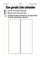 Vorschau - Arbeitsblätter - Schneiden mit Herbstformen – Arbeitsheft Vorschule - Seite 3