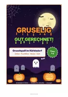Vorschau - Arbeitsblätter - MATHEMATIK TRIFFT HALLOWEEN - Klassen 1 und 2 differenziert mit Lösungen - Deckblatt