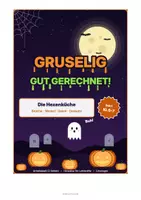 Vorschau - Arbeitsblätter - MATHEMATIK TRIFFT HALLOWEEN - Klassen 5 bis 7 differenziert mit Lösungen - Deckblatt