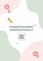 Voorbeeld - Aardrijkskunde: weer en klimaat - Voorblad
