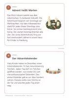 Vorschau - Arbeitsblätter - Leseverstehen Advent | Lesespaziergang mit 10 Sachtexten | Klasse 2-4 | differenziert in zwei Stufen mit Lösungen | Winter - Seite 2