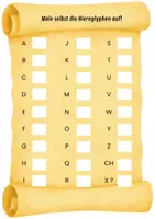 Vorschau - Arbeitsblätter - Hieroglyphen - Seite 1