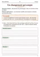 Aperçu - Feuilles d'exercices - Élément déclencheur – Avant l’orage livret de français 6e - Page 2