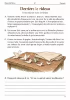 Aperçu - Feuilles d'exercices - Émotions, intentions et choix : 5 livrets de français 6e - Page 2