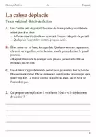 Aperçu - Feuilles d'exercices - Paroles et pensées – Le témoin silencieux livret de français 6e - Page 1