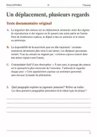 Aperçu - Feuilles d'exercices - Décors et sensations d’automne : 5 livrets de français 6e - Page 2