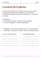 Aperçu - Feuilles d'exercices - Décors et sensations d’automne : 5 livrets de français 6e - Page 3