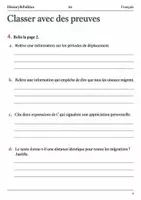 Aperçu - Feuilles d'exercices - Fait et opinion – La migration des oiseaux livret de français 6e - Page 3