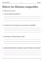 Aperçu - Feuilles d'exercices - Précision et prudence – Deux notices sur les champignons livret de français 6e - Page 3
