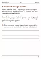 Aperçu - Feuilles d'exercices - Hypothèses de lecture – Le titre trompeur livret de français 6e - Page 2