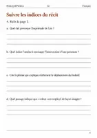 Aperçu - Feuilles d'exercices - Hypothèses de lecture – Le titre trompeur livret de français 6e - Page 3