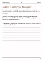 Aperçu - Feuilles d'exercices - Reformulation – Un paragraphe difficile livret de français 6e - Page 2