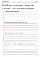 Aperçu - Feuilles d'exercices - La bonne citation livret de français 6e - Page 3